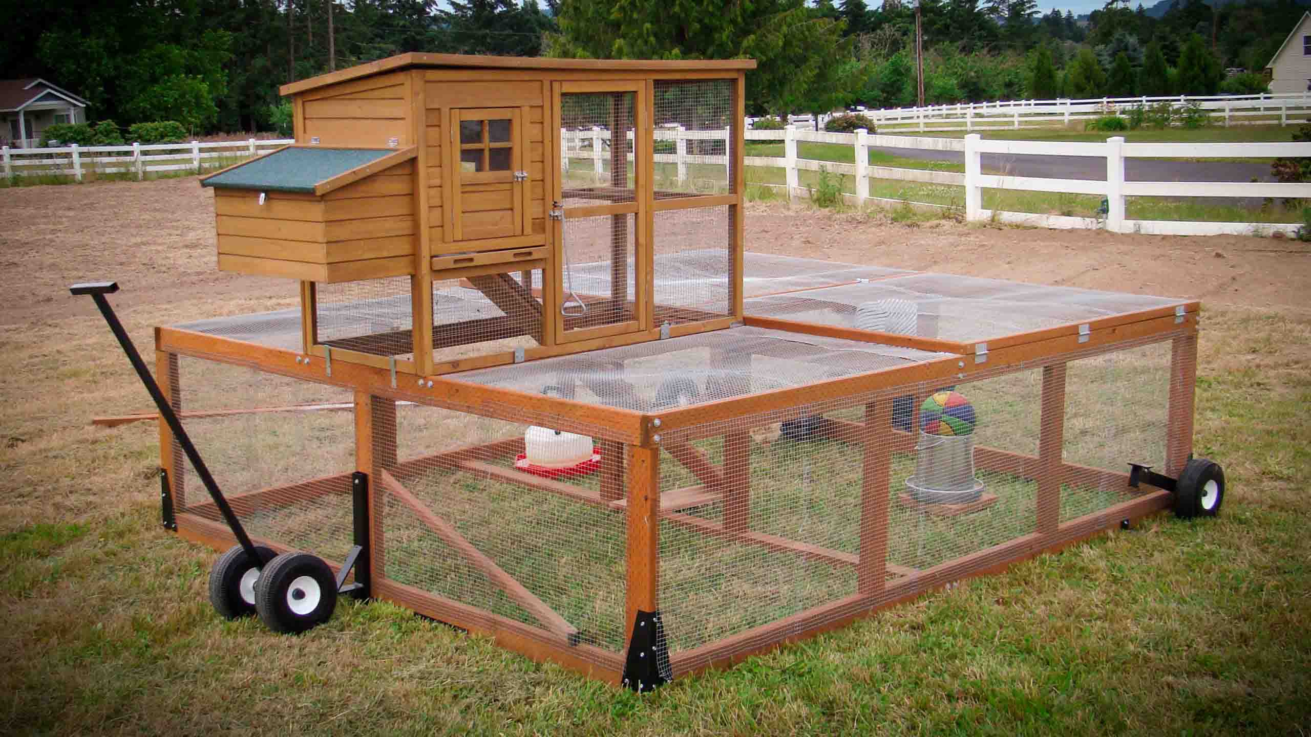 Sun Rise Sheds | Egg Cart'n Chicken Tractor Wheel Lift Kit