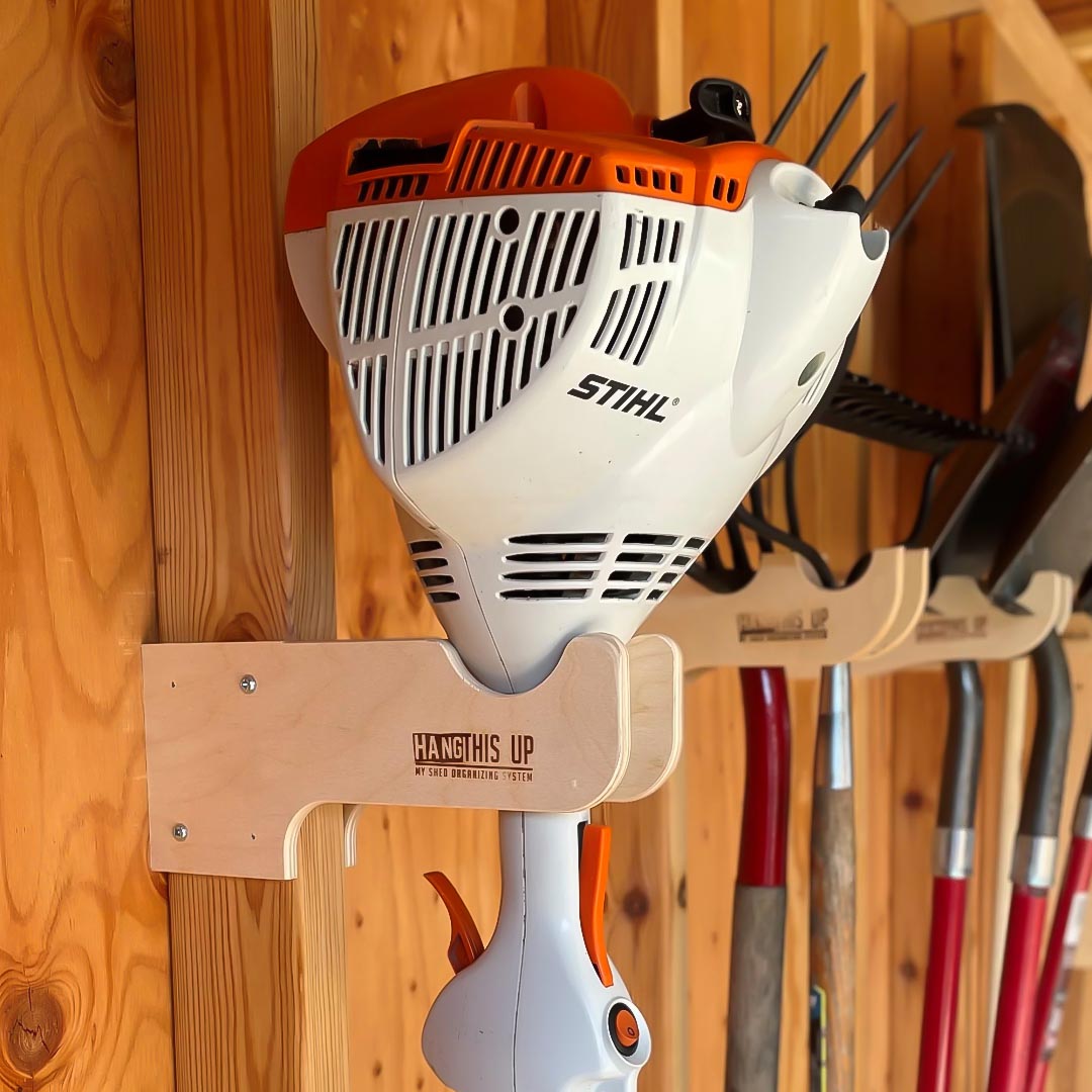 Sun Rise Sheds | HangThis Up | Weed Whacker Organizer